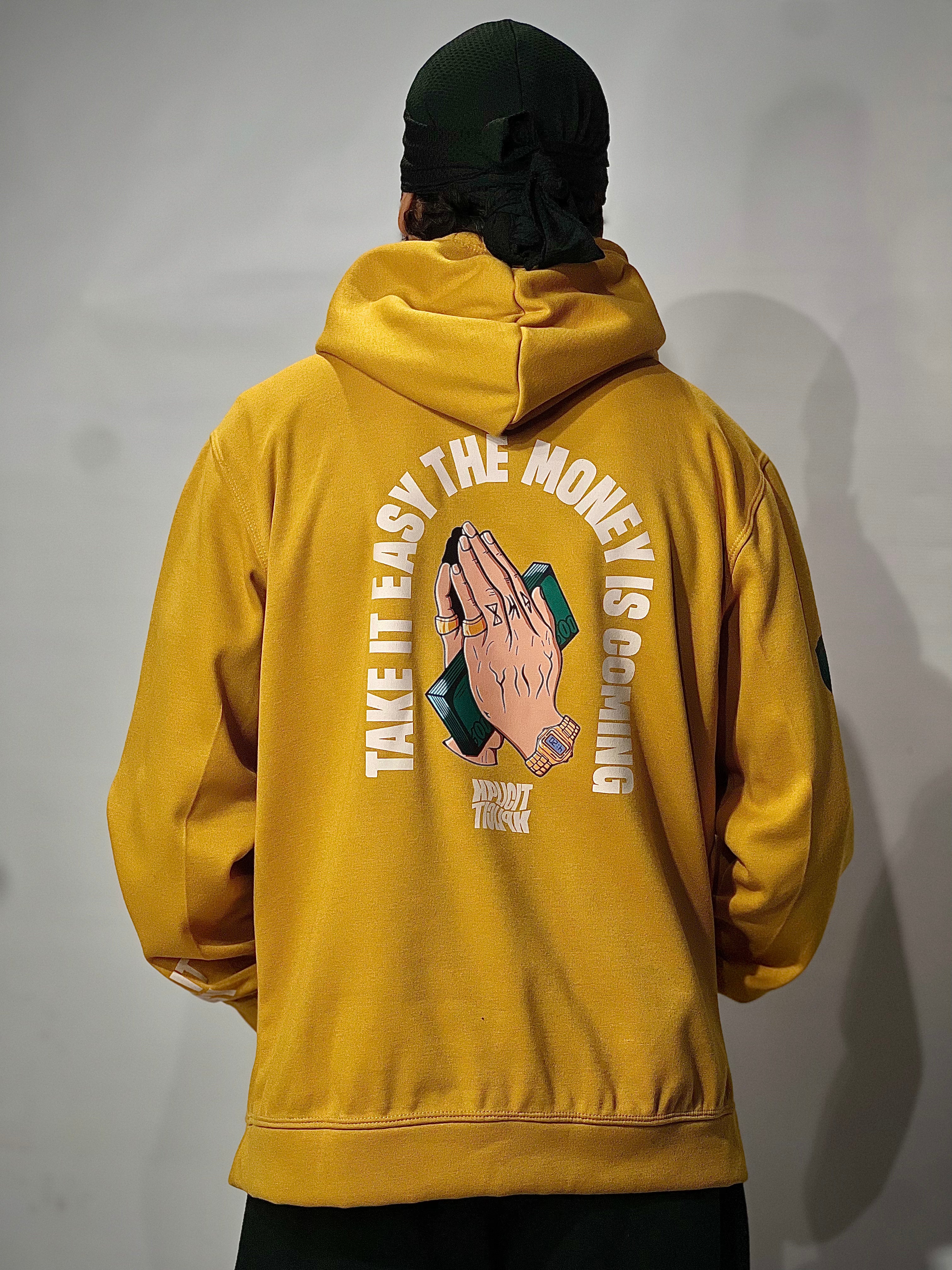 Hoodie Xplicit Blessed Mostaza